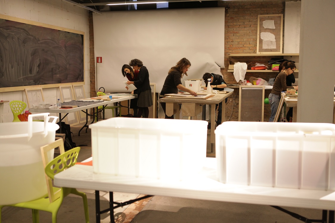 biennale di venezia laboratorio della carta segni d'acqua riccardo ajossa